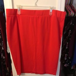 Like new Torrid red skirt size 3